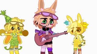 O trio dos coelhos!//Yellow bunnys!(FNaF x Poppy Playtime X Happy tree friends)