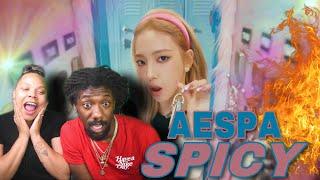 FIRST TIME HEARING aespa 에스파 'Spicy' MV REACTION