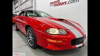 2002 SOLDSOLDSOLD Camaro SS 35th Anni Edition 5.7L 345hp T-Top Auto 1 of 943 Bright Red 15632kms!