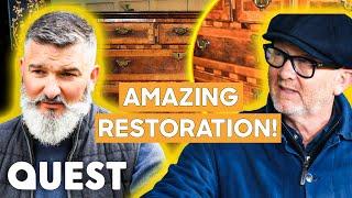 Expert Woodworker Beautifully Restores 17th Century Drawers! | Salvage Hunters: The Restorers