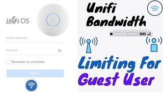 Unifi Voucher Bandwidth Limiting for Guest User | Captive Portal | Unifi Dream Machine Pro |