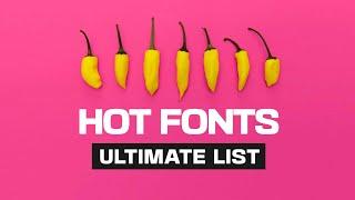 The BEST FREE FONTS Found On The Internet 