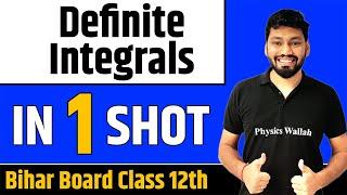 DEFINITE INTEGRALS in One Shot || Bihar Board Class 12th