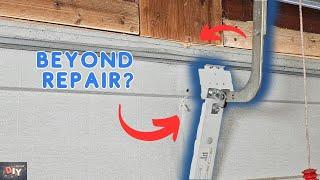 Garage Door reinforcement bracket torn off | Wayne Dalton