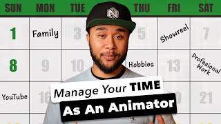 Time Management - How to Balance Work and Personal Projects  #timemanagement #animator
