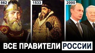 ВСЕ ПРАВИТЕЛИ РОССИИ за 10 минут / История России