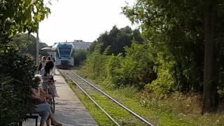 Patras narrow gauge suburban train 2016