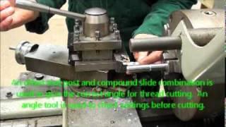 thread cutting on colchester lathe