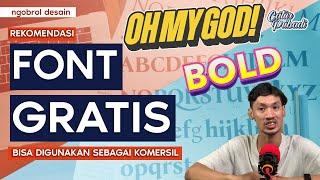 Rekomendasi Font 100% Gratis | Ngobrol Desain Catur Pribadi