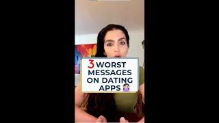 3 Messages on Dating Apps You Should NEVER Send!
