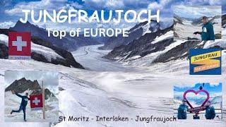 Journey to Iconic Jungfrau - Top Of Europe  | Things to see and do Jungfraujoch #jungfrau 