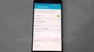 Android Lollipop : How to block all incoming calls but not in contacts on Samsung Galaxy S6