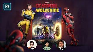 WE Made our own DEADPOOL & WOLVERINE Multiverse | Photoshop Manipulation | Collab with my Friends