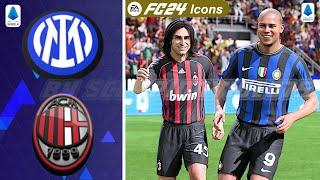 FC 24 Icons - Legends • Inter Vs Milan per il SUPER DERBY della Madonnina • Serie A