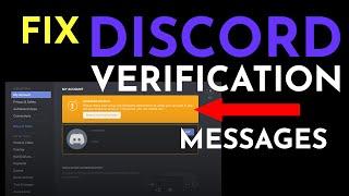 Fix Discord Not Sending Messages | Discord Email Verification