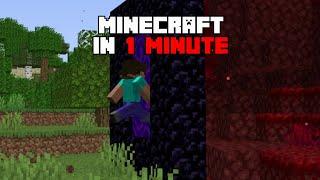 Minecraft In 1 Minute