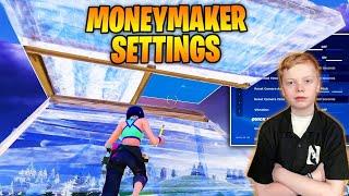 I Tired MONEYMAKER'S AIMBOT Fortnite Controller Settings Feels like HACKING (500% Aim Assist)