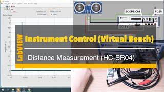 LabVIEW  for Instrument control (Virtual Bench) #EP11 Distance measurement (HC-SR04)