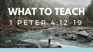 1 Peter 4:12-19