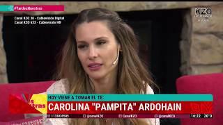 Pampita mano a mano con Nicole