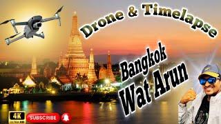 Bangkok Wat Arun Drone and Timelapse | Thailand Drone Clips | Bangkok Drone Views