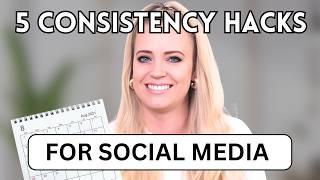 How to ACTUALLY be consistent on social media (Not what you think...)