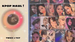 collective kpop photocard haul #1 ! twice + txt