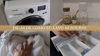 COMO LAVAR ROUPAS | como eu lavo as roupas, produtos que uso e dicas