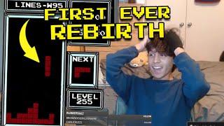 First Ever REBIRTH in NES Tetris