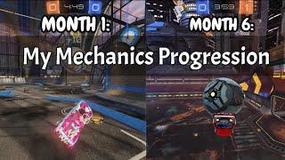 My Rocket League 1 Year Mechanics Progression! Journey from NOOB to PRO!