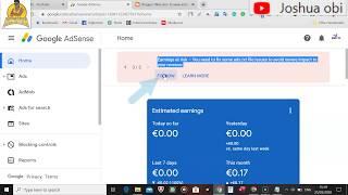 Google Adsense Missing Ads.txt File 2020 Earning at Risky Error how to fix