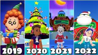 Evolution of pkxd christmas update | 2019,2020,2021,2022