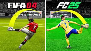 Scoring 1 Amazing Goal with Ronaldo in Every FIFA