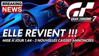 Gran Turismo 7 - Mise à jour 1.44 : ELLE REVIENT !!! 3 nouvelles voitures annoncées