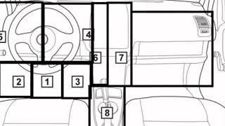 Ford Mondeo Iii  2000 10 2007 08 Diagnostic Obd Port Connector Socket Location Obd2 Dlc Data Link 54