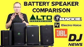 Comparing After A Show: Alto Busker, Mackie Thump Go, JBL Eon One Compact, EV Everse 8 Best Value?