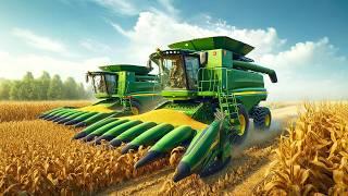 Father & Son Harvesting MASSIVE Corn Field Together in Farming Simulator - Day 17