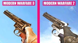 Call of Duty Modern Warfare 3 vs Modern Warfare 2 - Weapons Comparison