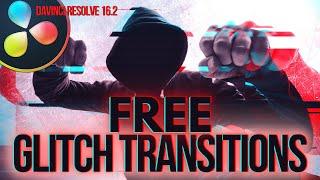 FREE Glitch Transitions Pack for Davinci Resolve 16.2 (at least 16.2) MrAlexTech