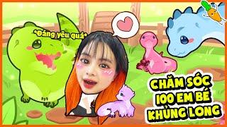 BẢO MẪU KAMUI CHĂM SÓC 100 EM BÉ KHỦNG LONG SIÊU DỄ THƯƠNG