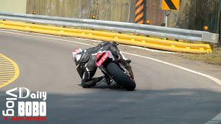 BEIYI Riders Ep.93 Knee down、DUCATI Panigale V4R、RSV4、R6、ZX14R、CBR1000RR- オートバイ/動態追焦