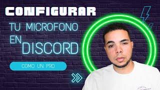 Como configurar tu MICRÓFONO para DISCORD para sonar como streamer profesional! 