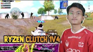 BTR RYZEN BERHASIL CLUTCH 1V4 SAAT SCRIM! PUBG MOBILE