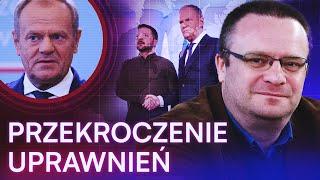 "ZŁAMAŁ KONSTYTUCJĘ" ŁUKASZ WARZECHA MOCNO O TUSKU