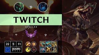 Twitch Jungle vs Nocturne - EUW Master Patch 14.13