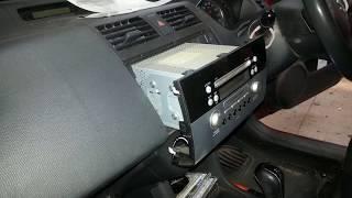 How to remove the radio from a Suzuki Swift