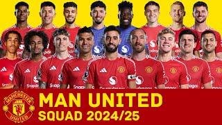 MANCHESTER UNITED Full Squad For Season 2024/25 | Man United | FootWorld