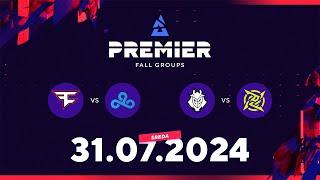 BLAST Premier Fall Groups 2024 - FaZe Clan vs Cloud9 | G2 Esports vs NiP