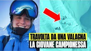 TRAGEDIA NELLO SPORT: TRAVOLTA DA UNA VALANGA LA GIOVANE CAMPIONESSA. IL DRAMMA DAVANTI AL FIDANZATO