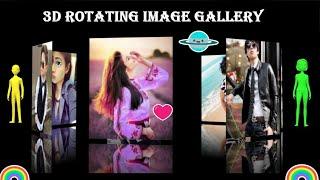 Pure CSS 3D Rotating Image Gallery | CSS 3D Animation Effects